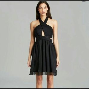 Crossover flare dress